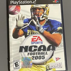 NCAA Football 2005 (2005 Sony Playstation 2) PS2 Game, Case, Manual, CIB